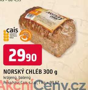 NORSKÝ CHLÉB 300 g krájený, balený