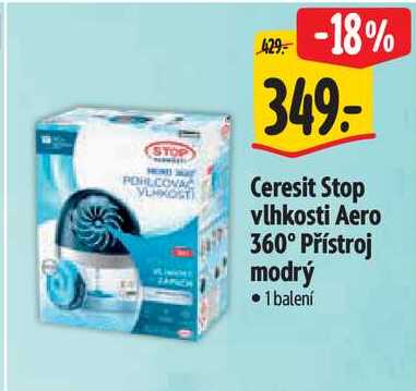 Ceresit Stop vlhkosti Aero 360° Přístroj modrý 