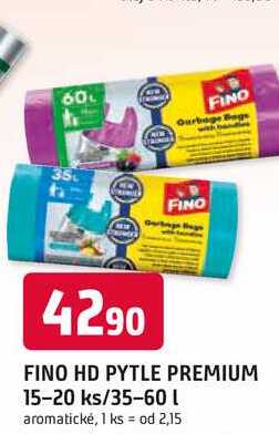 FINO HD PYTLE PREMIUM 15-20 ks/35-60 L