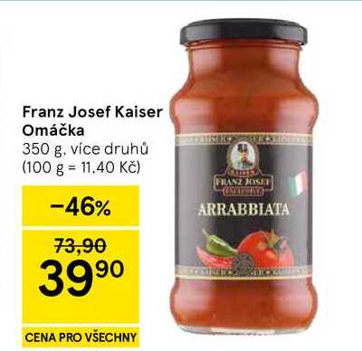 Franz Josef Kaiser Omáčka, 350 g, více druhů 
