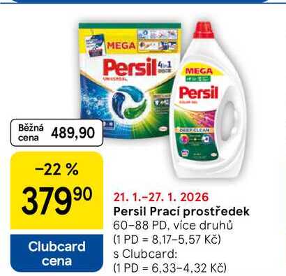 Persil Prací prostředek, 60-88 PD, více druhů 
