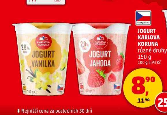 JOGURT KARLOVA KORUNA, 150 g