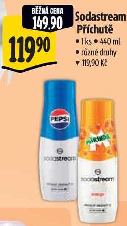 Sodastream Příchutě, 440 ml 