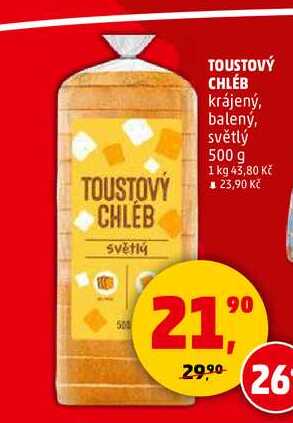 TOUSTOVÝ CHLÉB, 500 g 
