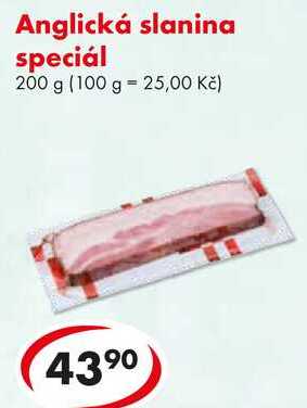 Anglická slanina speciál, 200 g