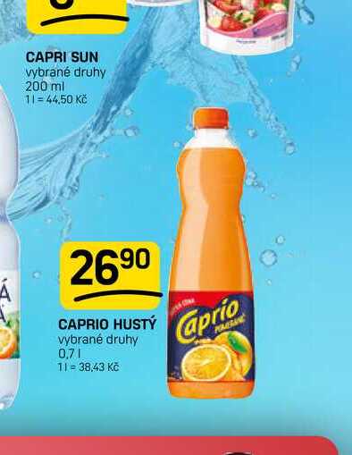 CAPRIO HUSTÝ vybrané druhy 0,7l