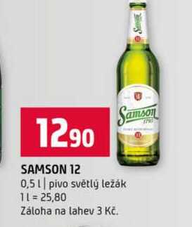 Samson 0,5l pivo světlý ležák