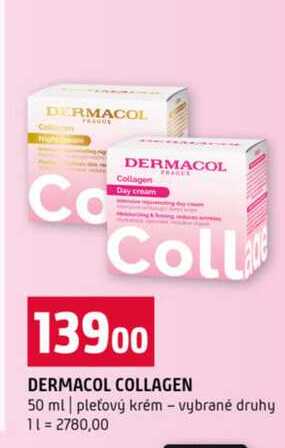 DERMACOL COLLAGEN 50 ml pleťový krém vybrané druhy