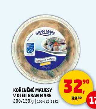KOŘENĚNÉ MATJESY VOLEJI GRAN MARE, 200 g