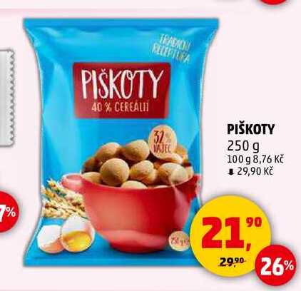 PIŠKOTY, 250 g