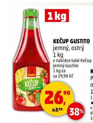 KEČUP GUSTITO, 1 kg 