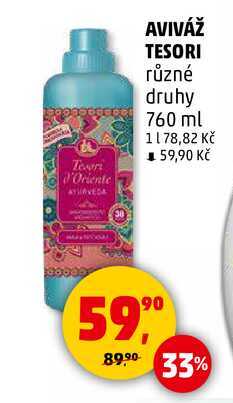 AVIVÁŽ TESORI, 760 ml