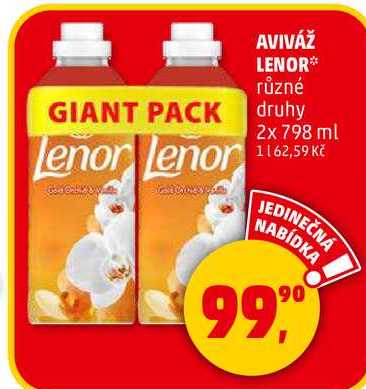 AVIVÁŽ LENOR, 2x 798 ml 