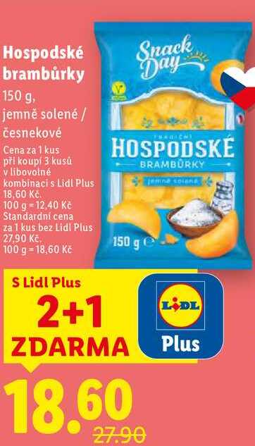 Hospodské brambůrky, 150 g