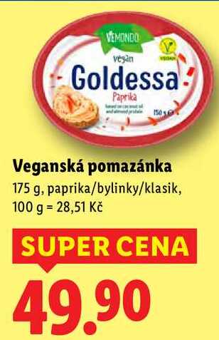 Veganská pomazánka, 175 g