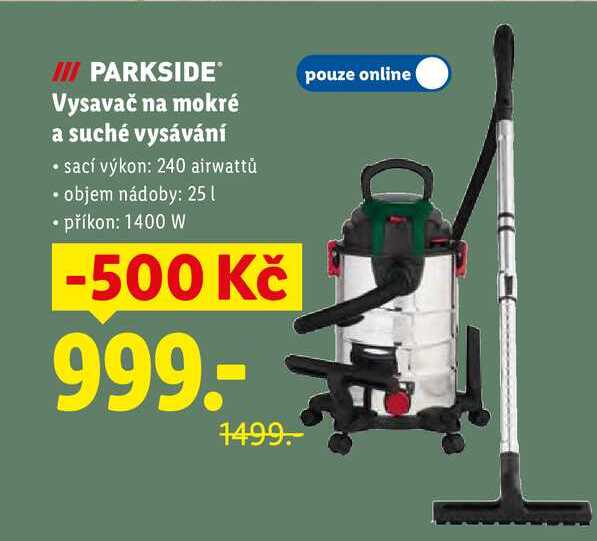 Vysavač na mokré a suché vysávání