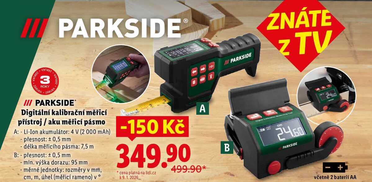 Digitální kalibrační měřicí přístroj/aku měřicí pásmo