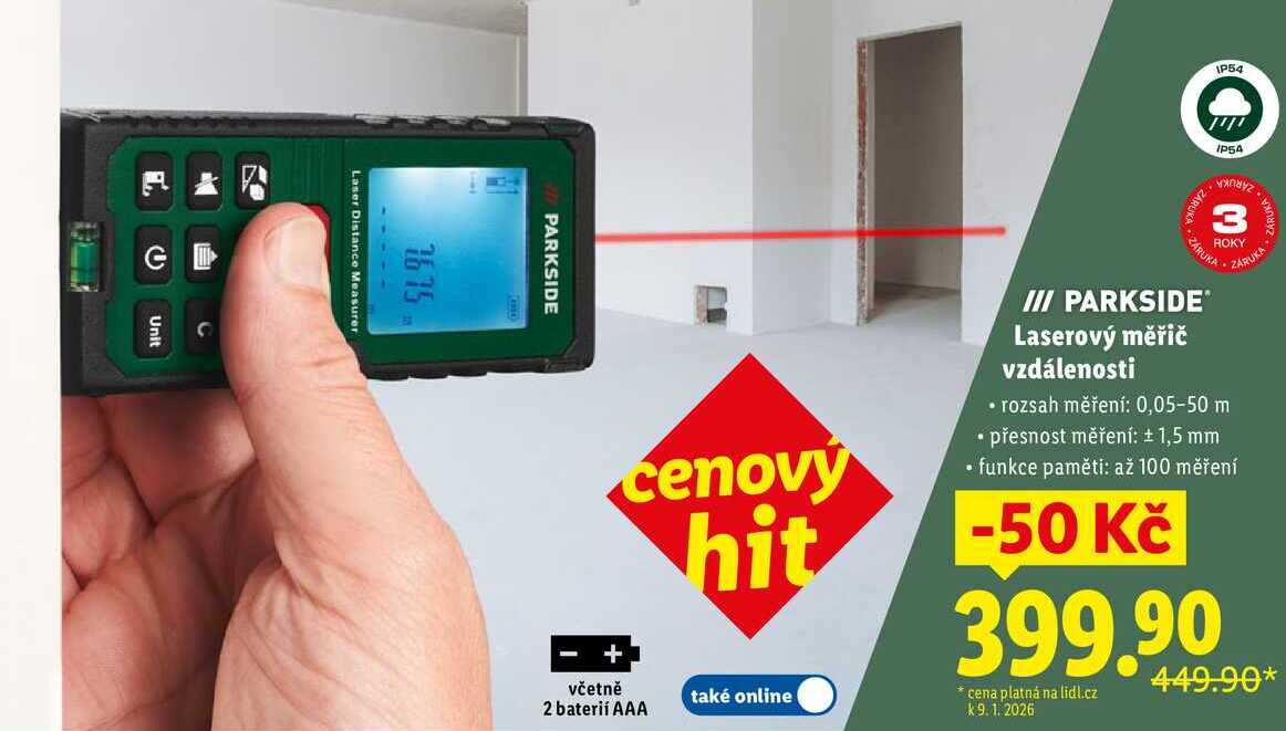 Laserový měřič vzdálenosti