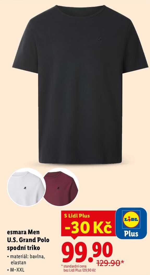 esmara Men U.S. Grand Polo spodní triko