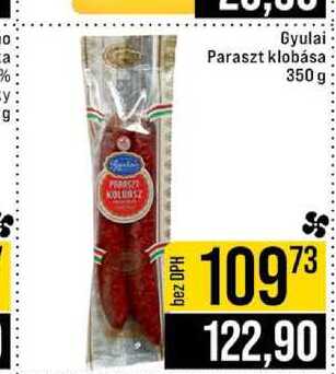 Gyulai Paraszt klobása 350 g 
