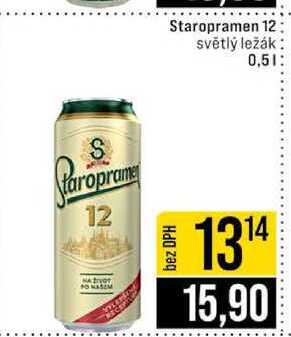 Staropramen 12 světlý ležák 0,5l