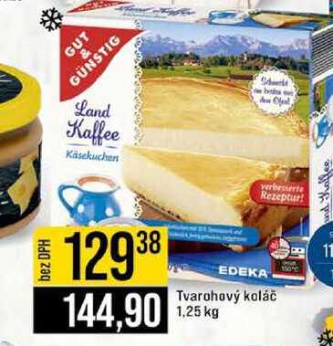 Tvarohový koláč 1,25 kg