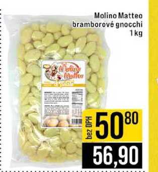 Molino Matteo bramborové gnocchi 1kg 