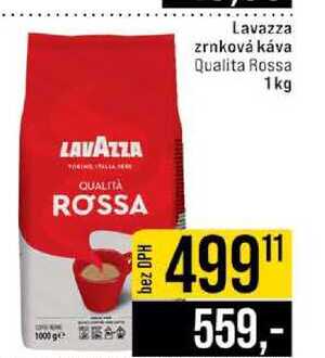 Lavazza zrnková káva Qualita Rossa 1kg 