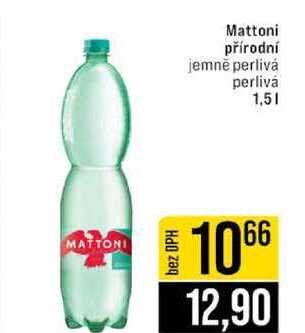 Mattoni přírodní jemně perlivá perlivá 1,5l