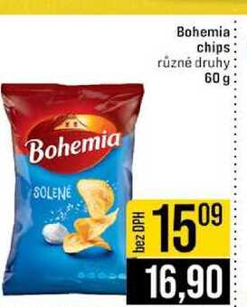 Bohemia chips různé druhy 60g