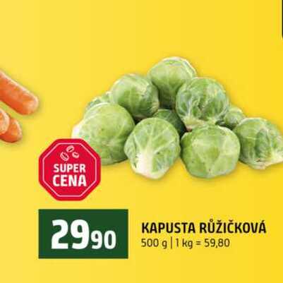 KAPUSTA RŮŽIČKOVÁ 500 g