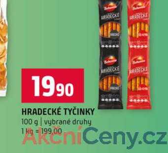 HRADECKÉ TYČINKY 100 g vybrané druhy