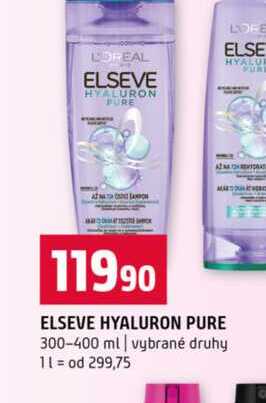 ELSEVE HYALURON PURE 300-400 ml vybrané druhy