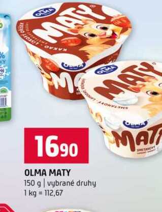 OLMA MATY 150 g vybrané druhy 
