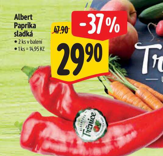 Albert Paprika sladká  2 ks