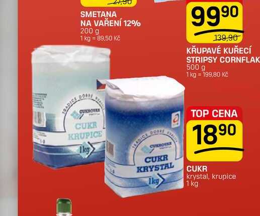 CUKR krystal, krupice 1kg 