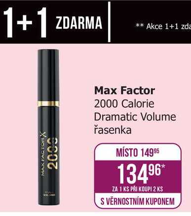 Max Factor 2000 Calorie Dramatic Volume řasenka 