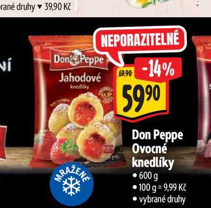 Don Peppe Ovocné knedlíky 600 g