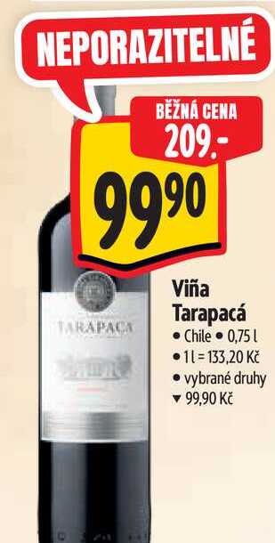   Viña Tarapacá 0,75 l