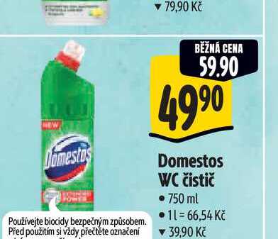   Domestos WC čistič 750 ml 