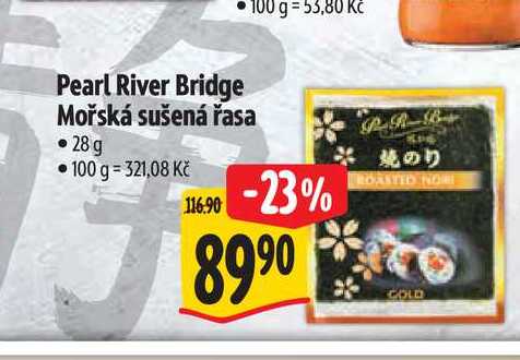 Pearl River Bridge Mořská sušená řasa 28g 