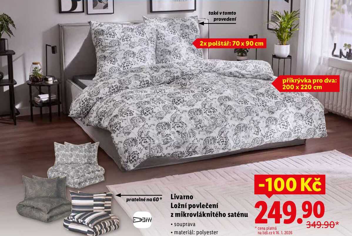 Livarno Ložní povlečení z mikrovláknitého saténu 