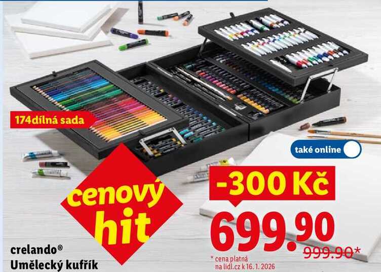 crelando Umělecký kufřík 