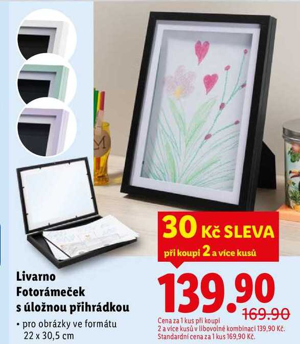 Livarno Fotorámeček s úložnou přihrádkou 