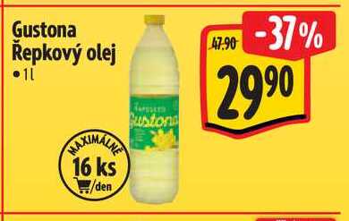 Gustona Řepkový olej, 1 l