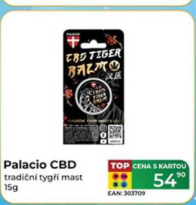 Palacio CBD tradiční tygří mast 15g