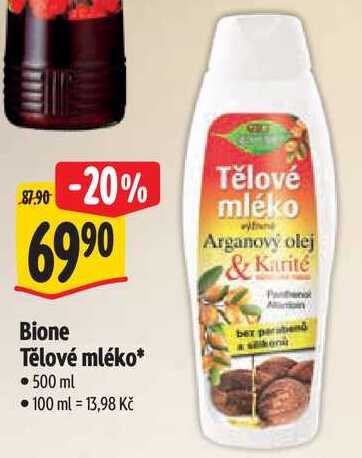 Bione Tělové mléko, 500 ml