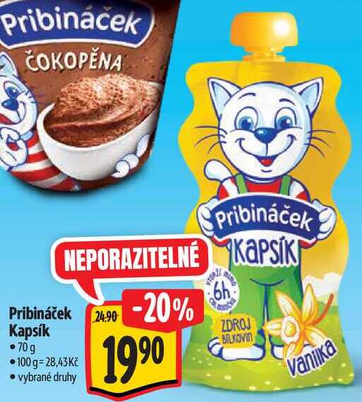 Pribináček Kapsík, 70 g