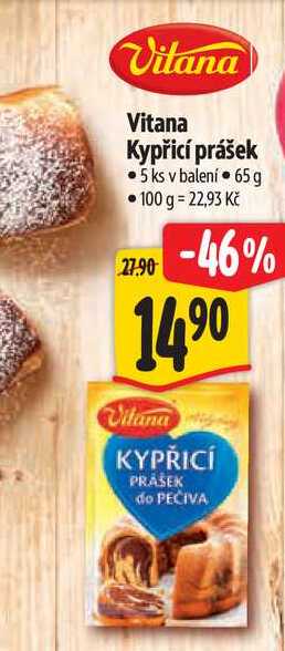 Vitana Kypřicí prášek, 65 g