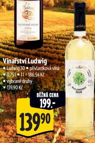 Vinařství Ludwig, 0,75 l